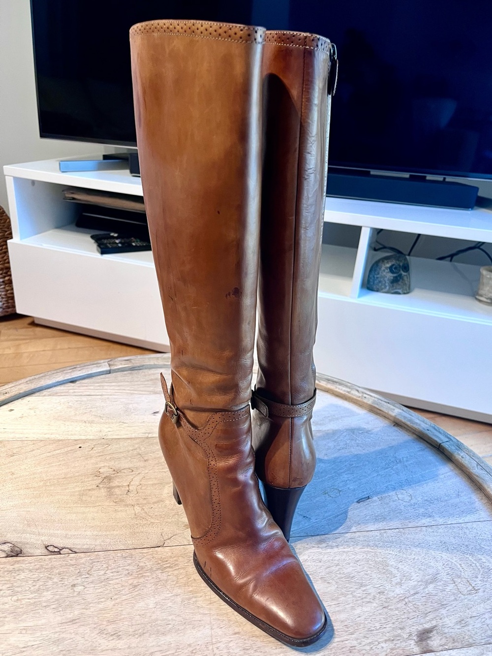 Rare Vintage Ralph Lauren Purple Label Riding Boots